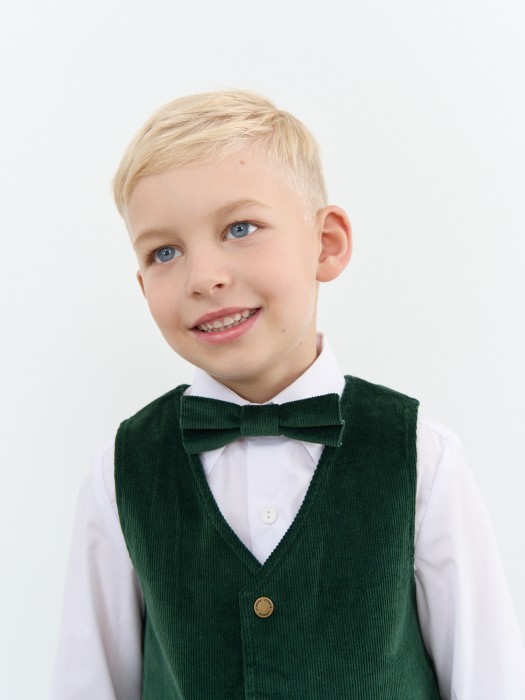 галстук-бабочка "пихта" от бренда bungly вид слева