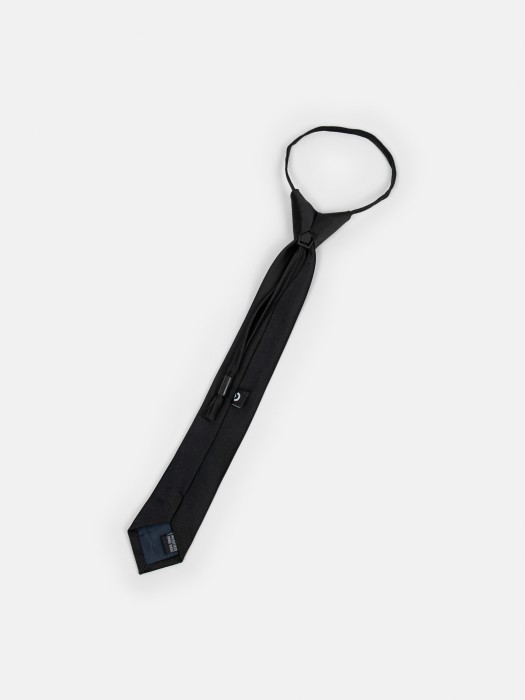 галстук с фиксатором "черный" по цене 799 руб вид справа