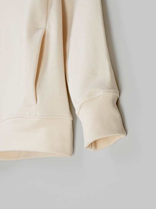 худи из 100% хлопка "лён" женское по цене 3894 руб вид справа