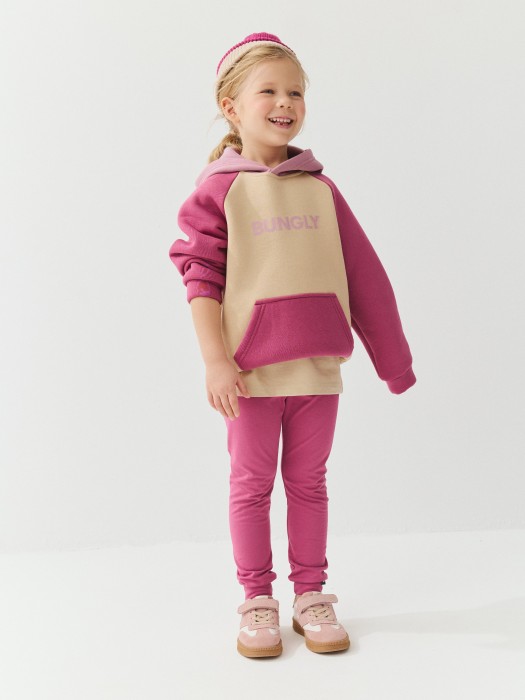 худи колор блок "ультрафиолет" утепленное фотография