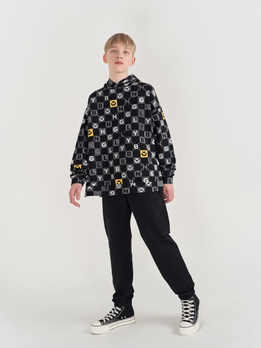 худи облегченное "банглимания" подростковое из россии вид сбоку