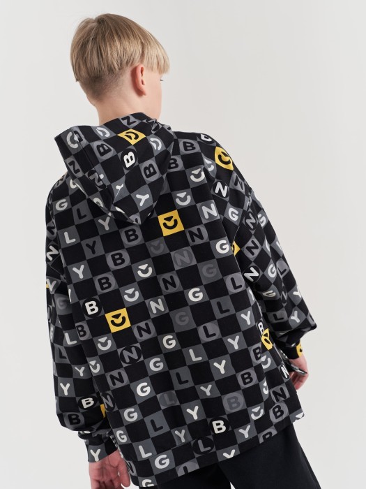 худи облегченное "банглимания" подростковое из проверенных материалов спереди