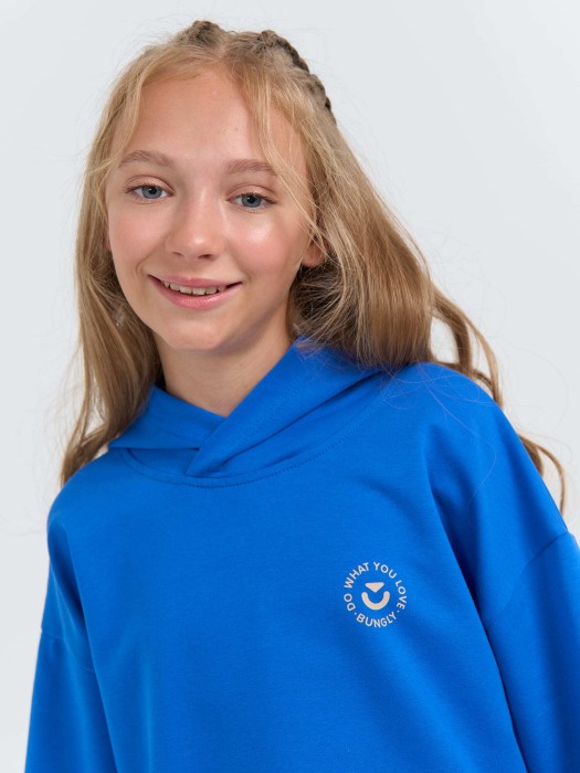 худи оверсайз облегченное "электрик" 7+ по цене 1799 руб вид справа