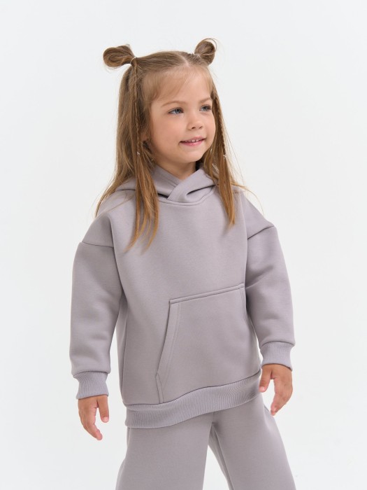 худи "пепел" утепленное из проверенных материалов спереди