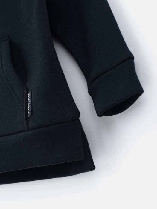 худи с капюшоном "уголь" утепленное из россии вид сбоку