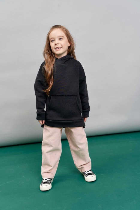 худи с капюшоном "уголь" утепленное из проверенных материалов спереди