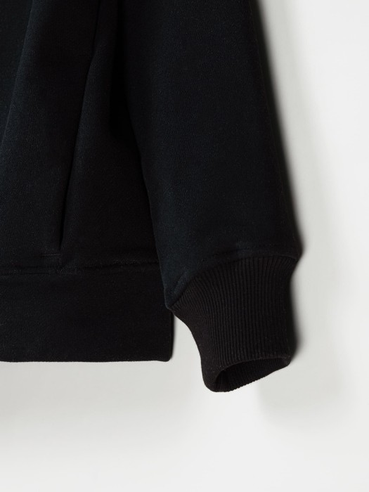 худи с велюровым эффектом "уголь" женское по цене 4718 руб вид справа