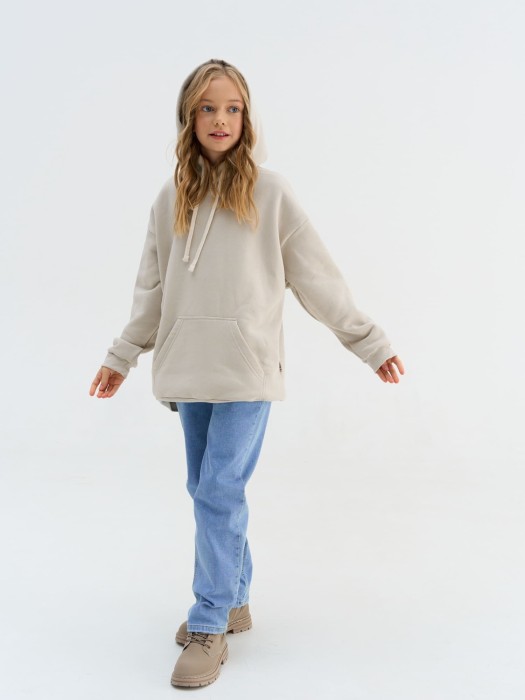 худи "туман" утепленное 7+ повседневного стиля с лицевой стороны