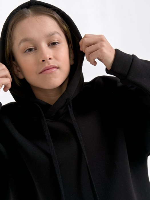 худи "уголь" утепленное 7+ из россии вид сбоку