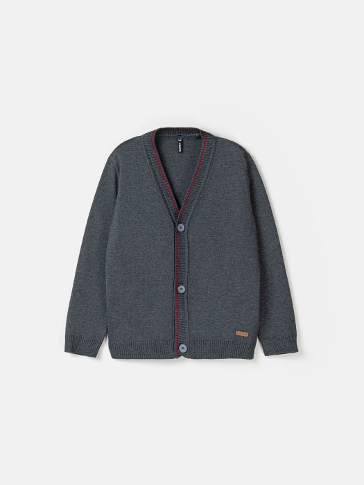 кардиган вязаный "серый" 7+ фотография