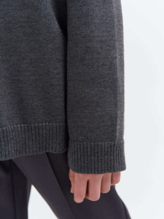 кардиган вязаный "серый" 7+ из проверенных материалов спереди