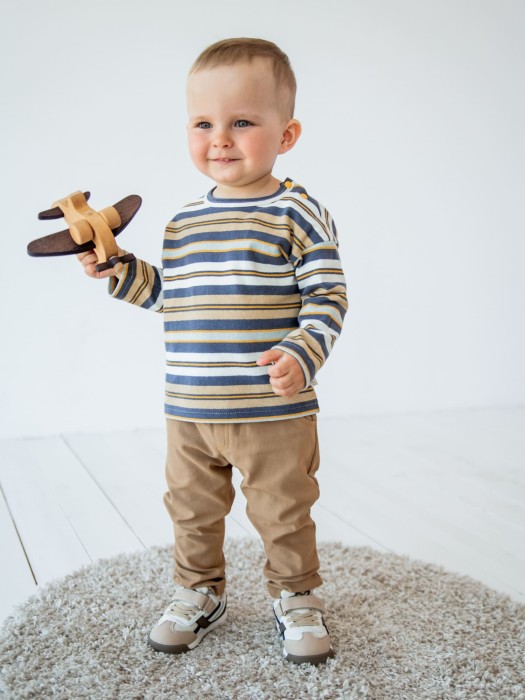 кеды "какао" повседневного стиля с лицевой стороны