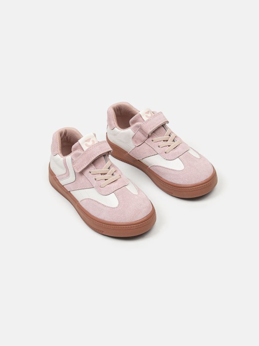 кеды "пудра" от бренда bungly вид слева