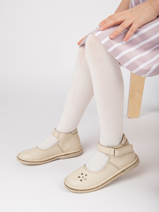 колготки гладкие "тофу" по цене 599 руб вид справа