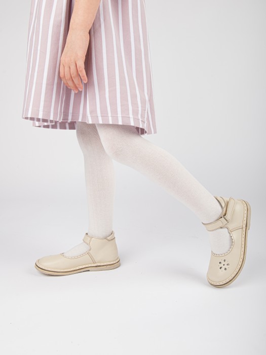 колготки гладкие "тофу" из россии вид сбоку