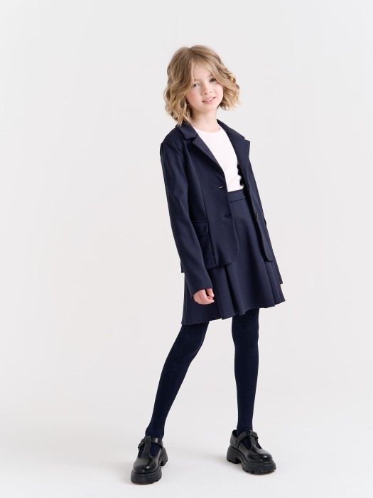 колготки из микрофибры "черные" 7+ от бренда bungly вид слева