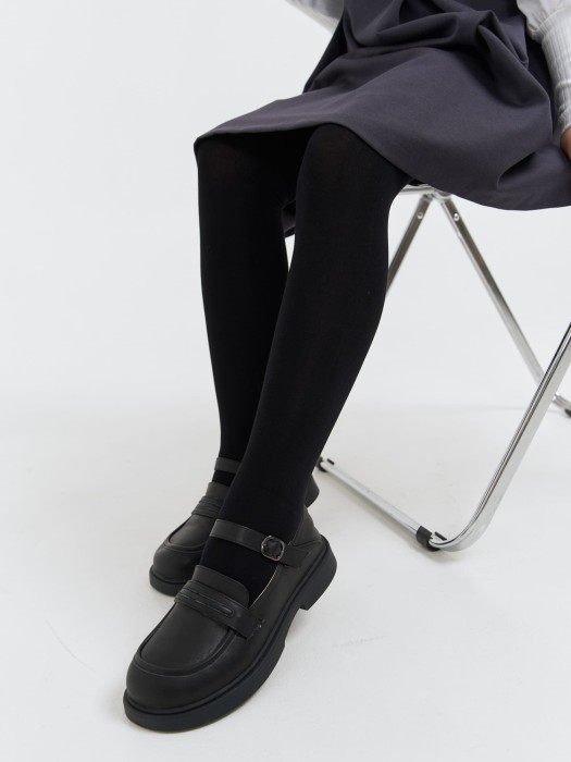 колготки из модала "черные" 7+ из россии вид сбоку