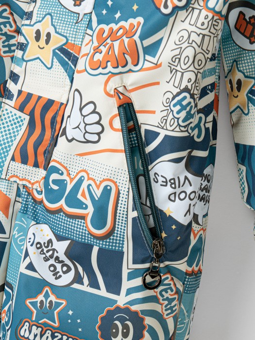 комбинезон демисезонный "comic hero" по цене 8299 руб вид справа