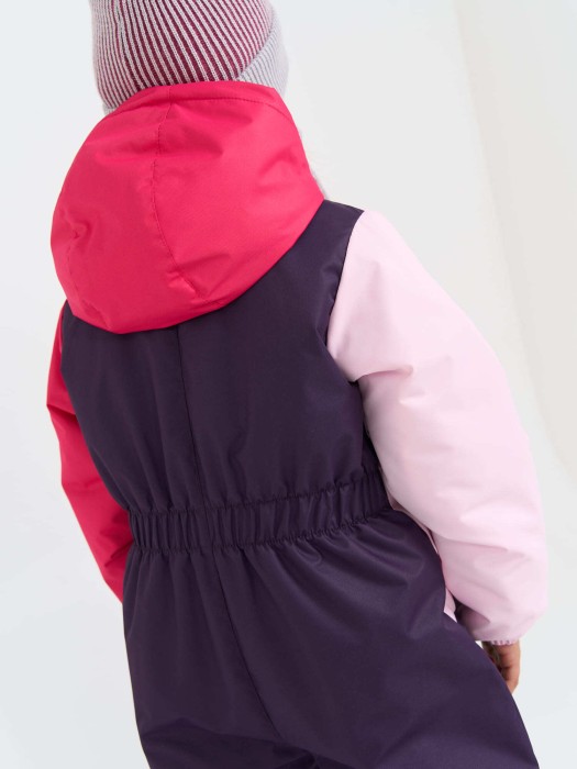 комбинезон демисезонный колор блок "аметист" из россии вид сбоку