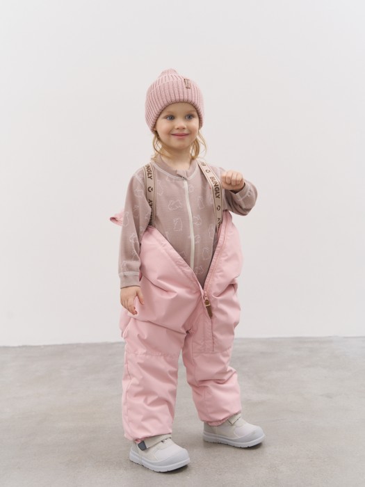 комбинезон демисезонный мембранный "пион" 0+ активного стиля с лицевой стороны