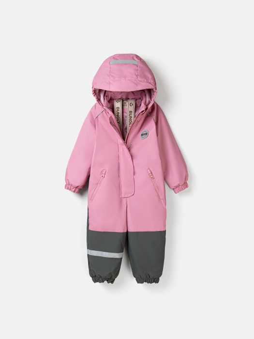 комбинезон демисезонный "роза" от бренда bungly вид слева