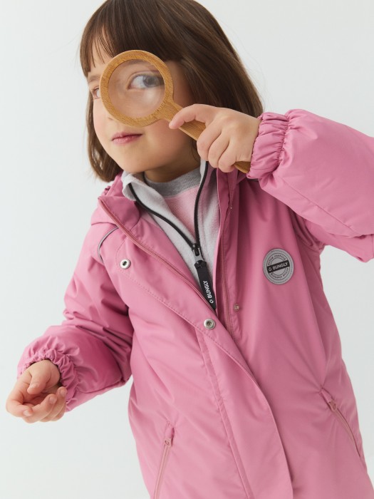 комбинезон демисезонный "роза" универсального стиля с лицевой стороны