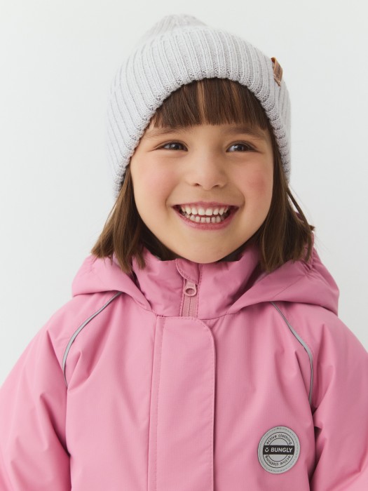 комбинезон демисезонный "роза" от 1 до 3 лет с изнаночной стороны