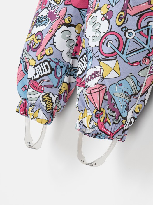 комбинезон демисезонный "sporty girl" из россии вид сбоку