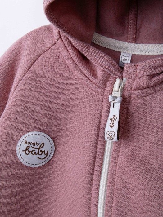 комбинезон "дымчатая роза" утепленный 0+ по цене 2899 руб вид справа