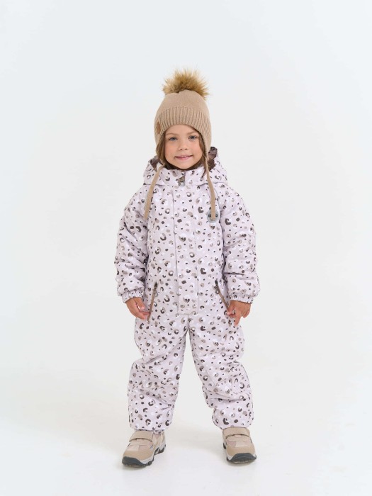 комбинезон еврозима мембранный  "леопард" от бренда bungly вид слева