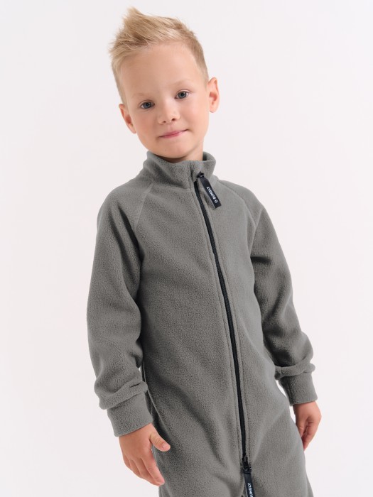 комбинезон флисовый "антрацит" из россии вид сбоку