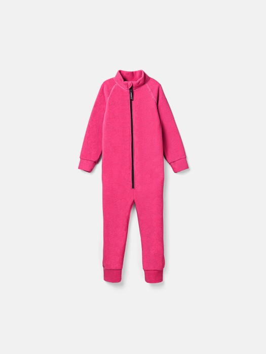 комбинезон флисовый "фуксия" от бренда bungly вид слева