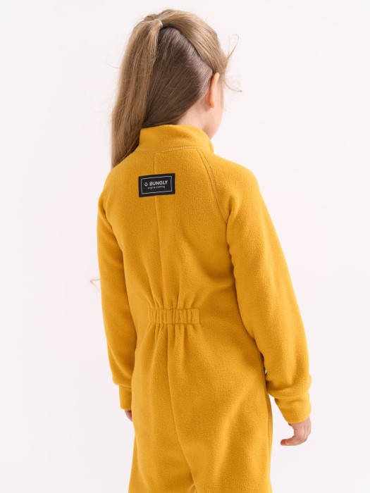 комбинезон флисовый "горчица" из россии вид сбоку
