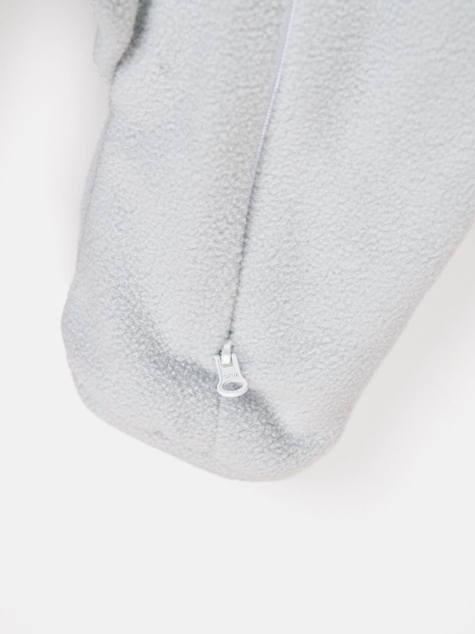 комбинезон флисовый "жемчуг" 0+ из флиса спереди