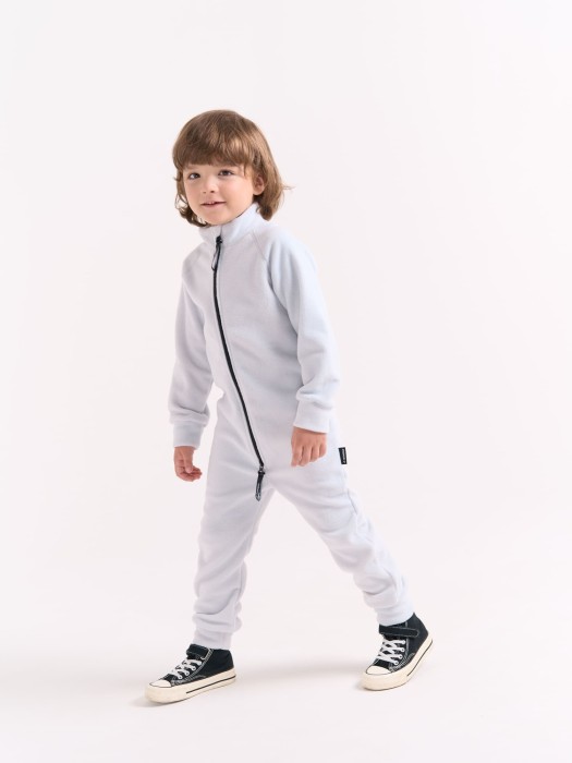 комбинезон флисовый "жемчуг" от бренда bungly вид слева