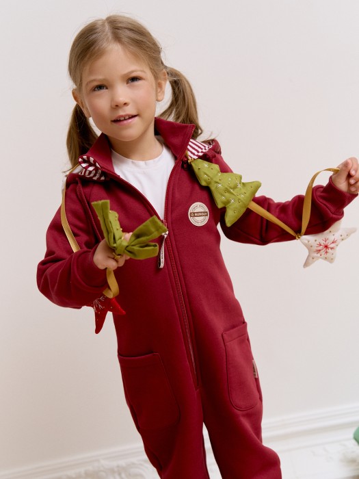 комбинезон "гномик" утепленный от бренда bungly вид слева