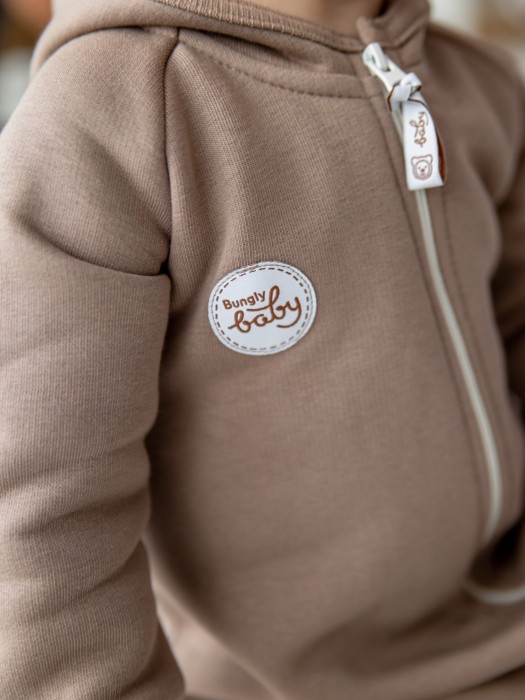 комбинезон "кокос" утепленный 0+ из россии вид сбоку