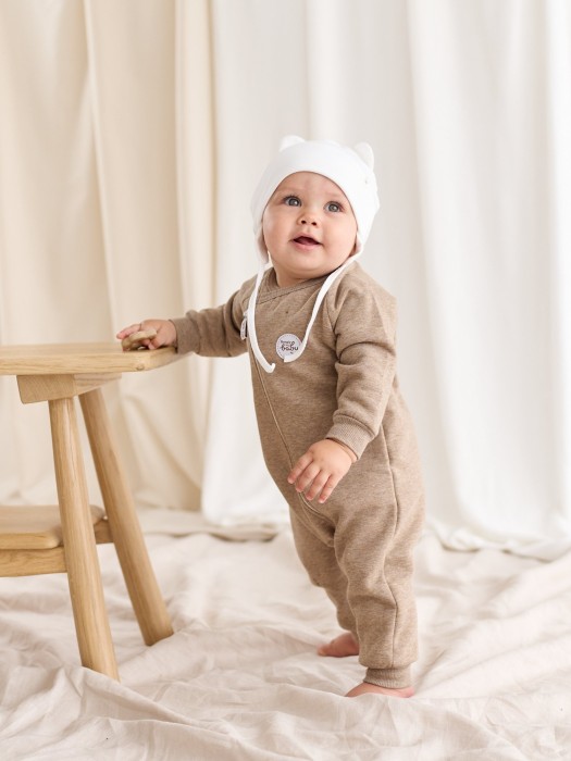 комбинезон-косуха "халва" утепленный 0+ от бренда bungly вид слева