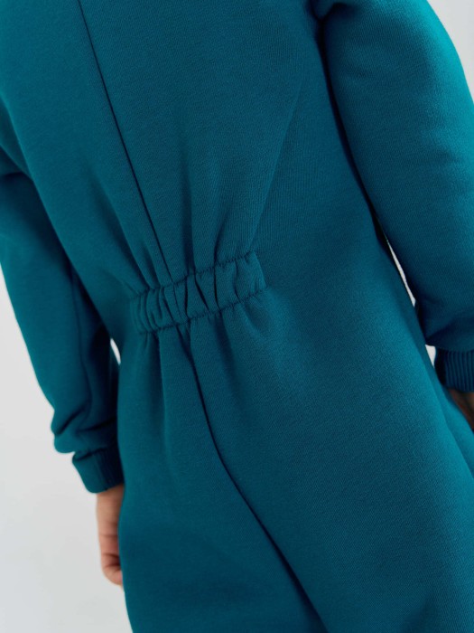 комбинезон косуха "изумруд" утепленный универсального стиля с лицевой стороны