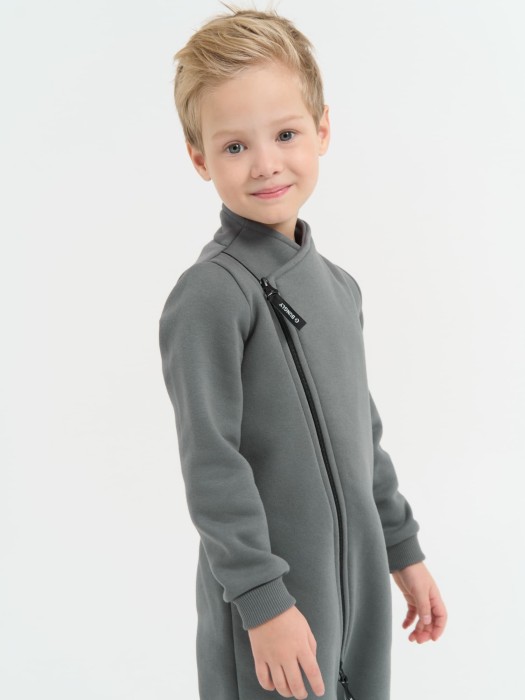 комбинезон-косуха "маренго" утепленный повседневного стиля с лицевой стороны