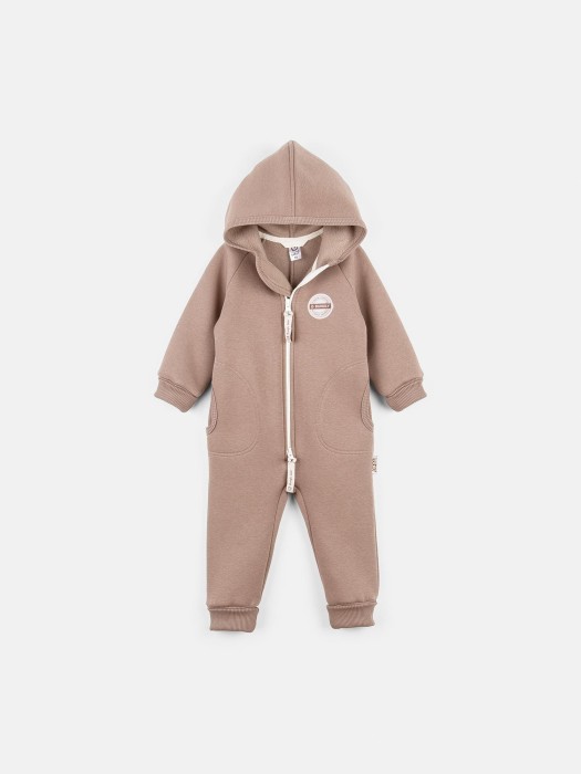 комбинезон с карманами "кокос" утепленный фотография