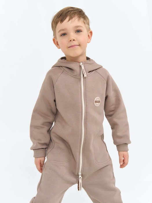 комбинезон с карманами "кокос" утепленный из проверенных материалов спереди