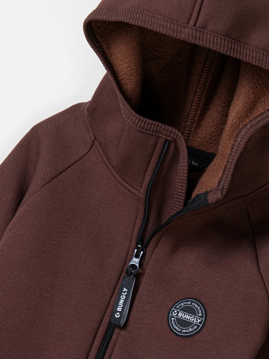 комбинезон с карманами "шоколад" утепленный по цене 3599 руб вид справа