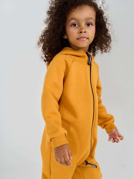 комбинезон с карманами "янтарь" утепленный от бренда bungly вид слева