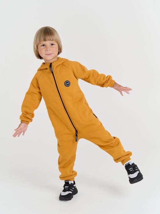 комбинезон с карманами "янтарь" утепленный из россии вид сбоку