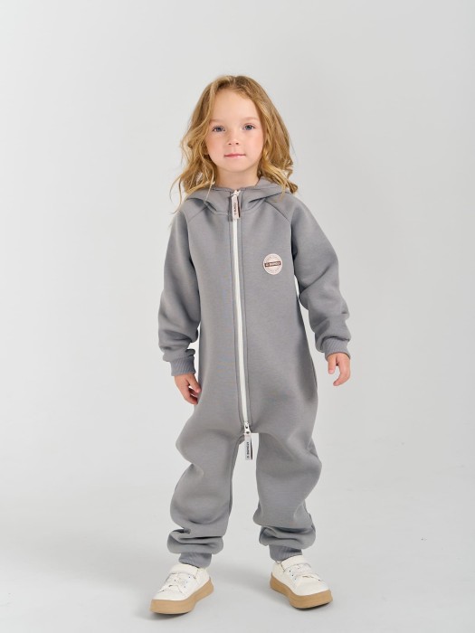 комбинезон с клапаном "голубка" утепленный от бренда bungly вид слева