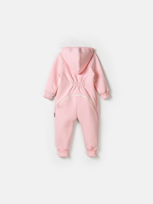 комбинезон с клапаном "персик" утепленный из россии вид сбоку