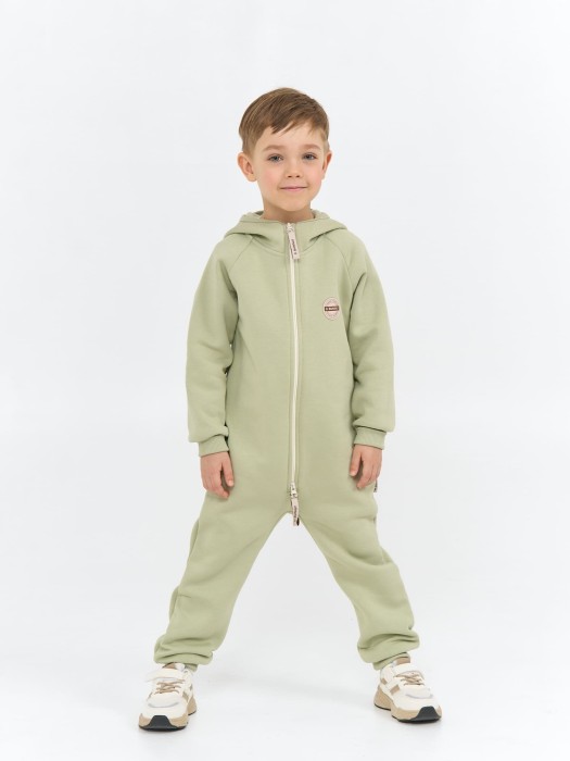 комбинезон с клапаном "шалфей" утепленный фотография