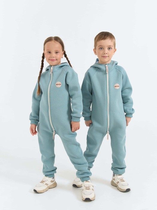 комбинезон с клапаном "синяя дымка" утепленный фотография