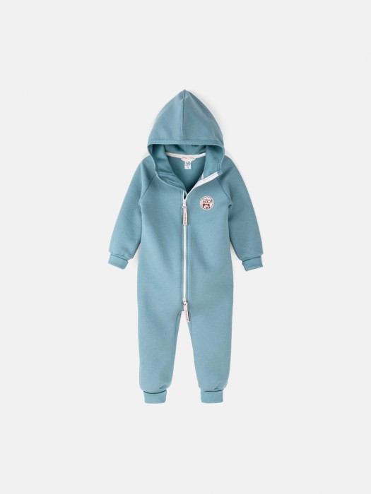 комбинезон с клапаном "синяя дымка" утепленный от бренда bungly вид слева